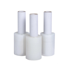 Clear Wrap Roll PE White Handle PE Plastic Clear Packing Stretch Film